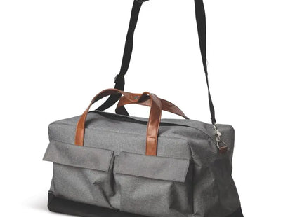Brixton Weekender Tasche grau-schwarz – Stilvolle und geräumige Reisetasche TK Gruppe® Grosshandel 