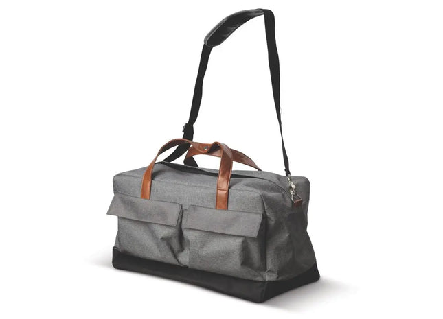 Brixton Weekender Tasche grau-schwarz – Stilvolle und geräumige Reisetasche TK Gruppe® Grosshandel 