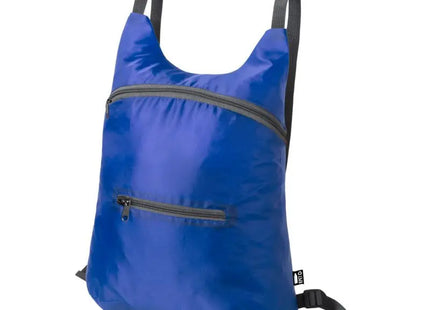 Brocky Faltbarer Rucksack aus RPET - Blau, Leicht & Nachhaltig TK Gruppe® Grosshandel 