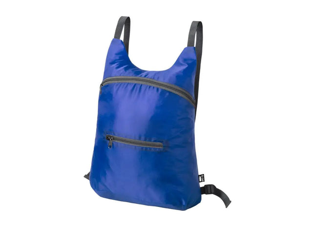 Brocky Faltbarer Rucksack aus RPET - Blau, Leicht & Nachhaltig TK Gruppe® Grosshandel 
