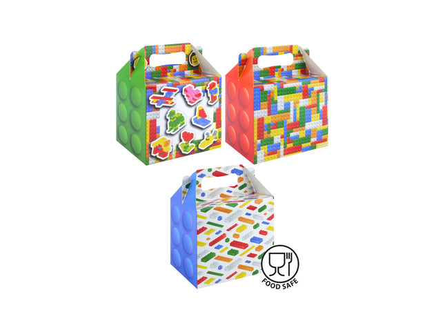 Brotdose Brickz, 14Lx9,5Bx12H cm, 3 Farben, Robust & Kinderfreundlich – Ideal für Schule & Ausflüge TK Gruppe® Grosshandel 