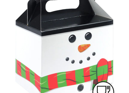Brotdose Schneemann 14L x 9,5B x 12H cm - Kinder Brotdose Wintermotiv TK Gruppe® Grosshandel 