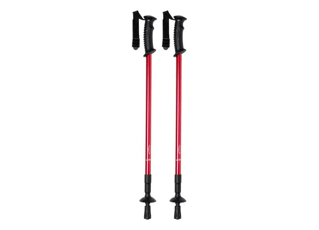 Brulen Nordic-Walking-Stöcke in Dynamischem Rot-Schwarz TK Gruppe® Grosshandel 