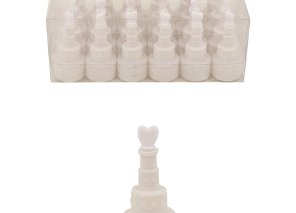 Bubble Hochzeitstorte 17Ml, 7,5 cm, Weiß - Elegante Mini-Torten für Hochzeiten TK Gruppe® Grosshandel 
