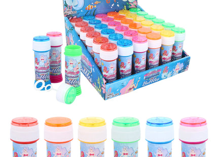 Bubble Tubs Meerjungfrau 50ml mit Puzzle-Deckel, 6 Farben Set TK Gruppe® Grosshandel 