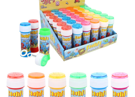 Bubble Tubs Sealife mit Maze-Top, 50 ml Seifenblasen, verschiedene Farben, 6er-Pack TK Gruppe® Grosshandel 