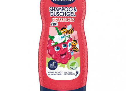 Bübchen Himbeerspaß Shampoo & Duschgel 230ml - Fruchtige Körper- und Haarpflege für Kinder TK Gruppe® Grosshandel 