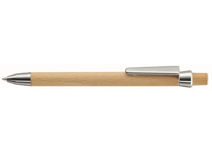 Buchenholz Druckkugelschreiber - Holz Kugelschreiber, Elegantes Schreibgerät TK Gruppe® Grosshandel 