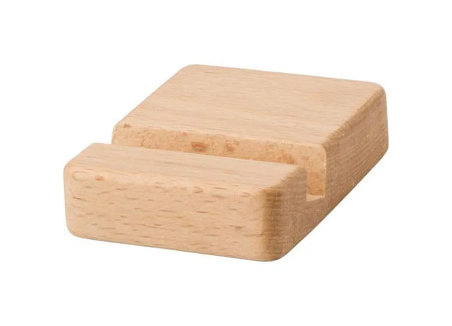 Buchenholz Handyhalter Nyla: Praktische, stilvolle Smartphone-Ständer für jeden Bedarf TK Gruppe® Grosshandel 