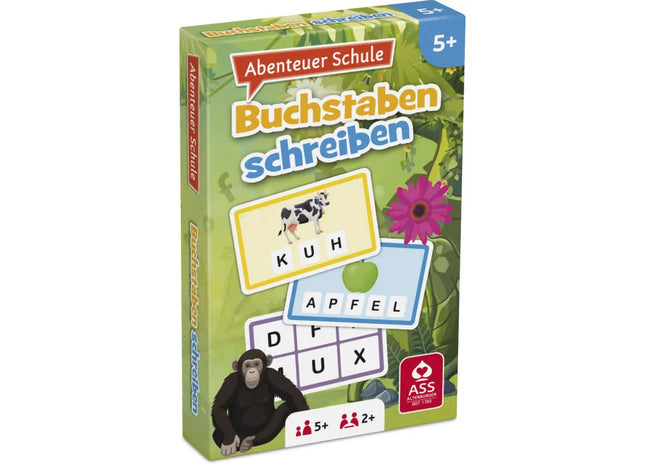 Buchstaben schreiben Lernset in Faltschachtel - Spielerisch Schreiben Lernen TK Gruppe® Grosshandel 