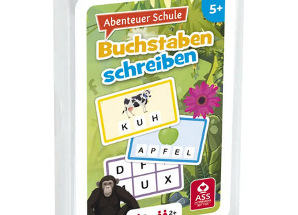 Buchstaben schreiben Lernspiel im Kunststoffetui - Grundlagen der Handschrift spielerisch lernen TK Gruppe® Grosshandel 