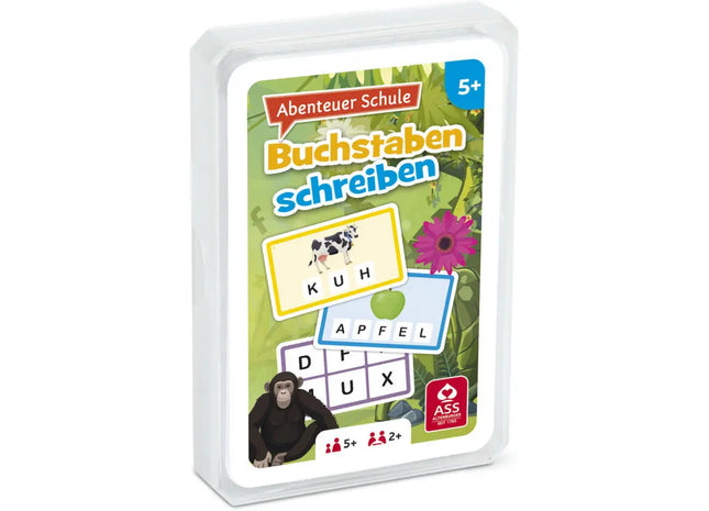 Buchstaben schreiben Lernspiel im Kunststoffetui - Grundlagen der Handschrift spielerisch lernen TK Gruppe® Grosshandel 