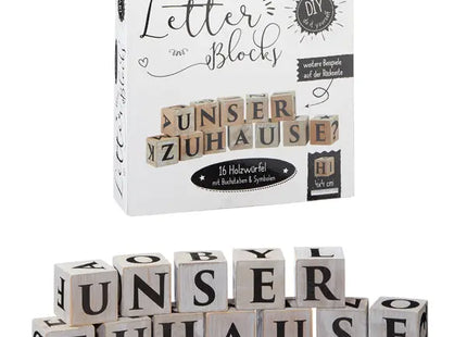 Buchstabenwürfel-Set - 4cm Lernspielzeug für Buchstaben und Wörter TK Gruppe® Grosshandel 