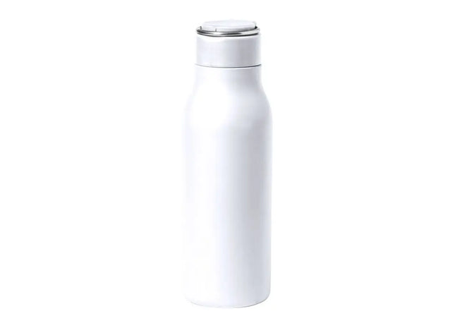 Bucky Edelstahl Wasserflasche, 600ml - Elegant Weiß TK Gruppe® Grosshandel 