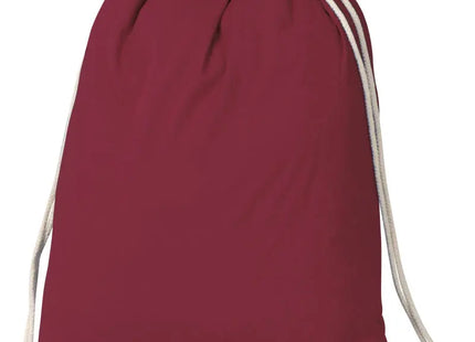 Budapest Baumwollgymbag - burgund, stilvoll und praktisch TK Gruppe® Grosshandel 