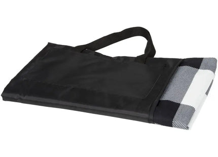 Buffalo Picknickdecke in Schwarz-Weiß-Grau - Stilvoll & Praktisch TK Gruppe® Grosshandel 