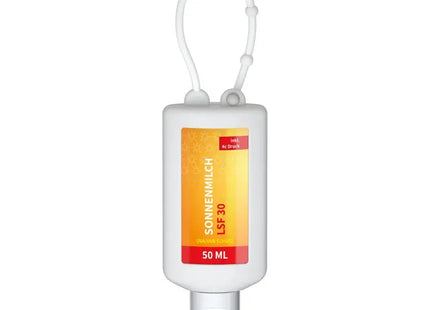 Bumper Sonnenschutzcreme 50ml, LSF 30, modernes frostiges Etikett TK Gruppe® Grosshandel 