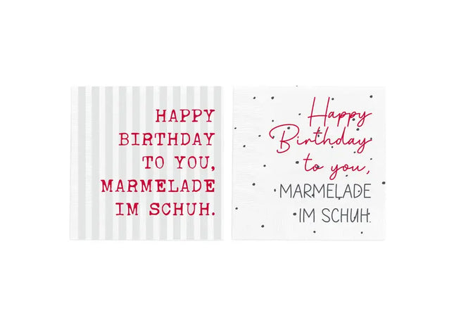 Bunny Themed Napkins, Set of 20 - Cute Rabbit Design for Easter and Spring Celebrations TK Gruppe® Grosshandel 