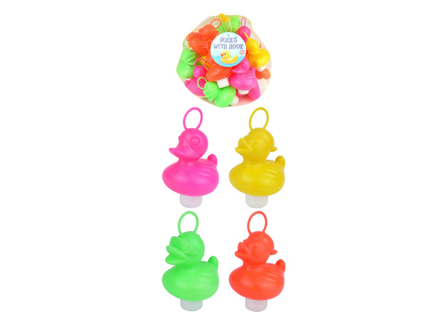 Bunte 7 cm Veredelung mit Haken, 4 verschiedene Stile und Farben, Dekor und Gewicht TK Gruppe® Grosshandel 