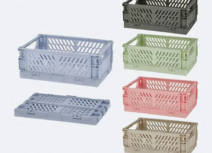 Bunte Faltboxen aus Polypropylen, 10x6x15 cm, 5er-Set in Verschiedenen Farben TK Gruppe® Grosshandel 