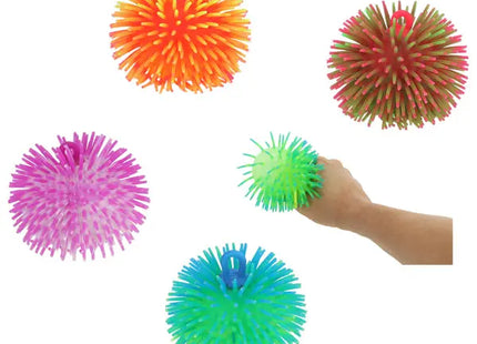 Bunte Flauschige Bälle, 6er-Set, Durchmesser 10 cm - Weiche Spielbälle für Kinder TK Gruppe® Grosshandel 