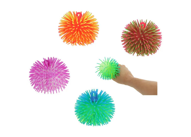 Bunte Flauschige Bälle, 6er-Set, Durchmesser 10 cm - Weiche Spielbälle für Kinder TK Gruppe® Grosshandel 