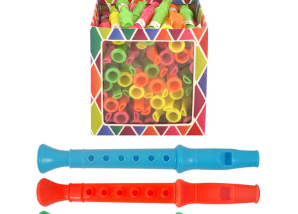 Bunte Flöten, 14 cm, 5 sortierte Farben, Musikspielzeug für Kinder TK Gruppe® Grosshandel 