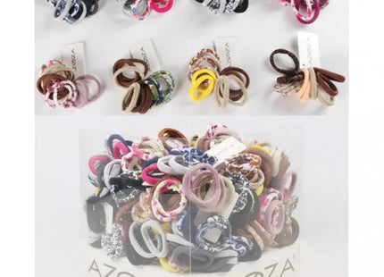 Bunte Haargummis, 10 Stück in 8 Varianten - Vielseitige Haaraccessoires TK Gruppe® Grosshandel 