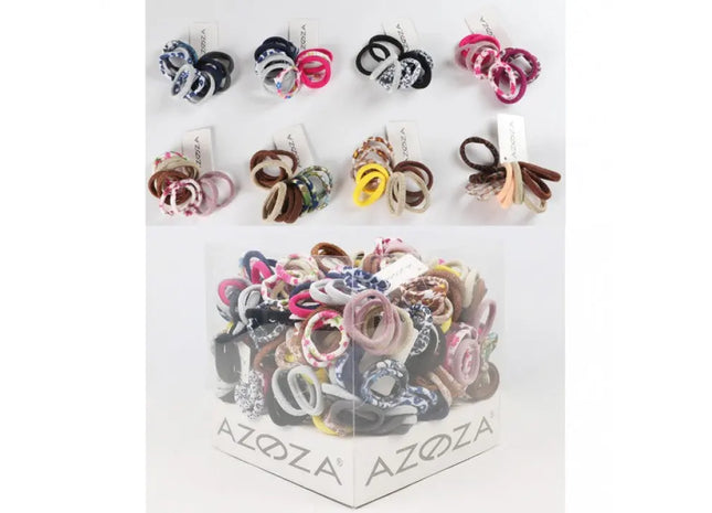 Bunte Haargummis, 10 Stück in 8 Varianten - Vielseitige Haaraccessoires TK Gruppe® Grosshandel 