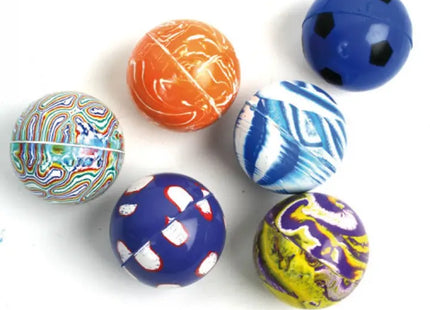 Bunte Hüpfbälle 4.3cm, 8-fach sortiert, Packung - Dynamisches Spielvergnügen TK Gruppe® Grosshandel 