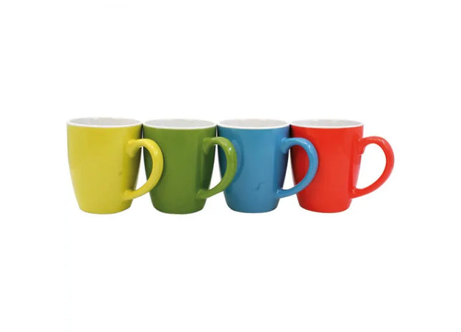 Bunte Kaffeetassen in bauchiger Form, 350ml, Verschiedene Farben TK Gruppe® Grosshandel 