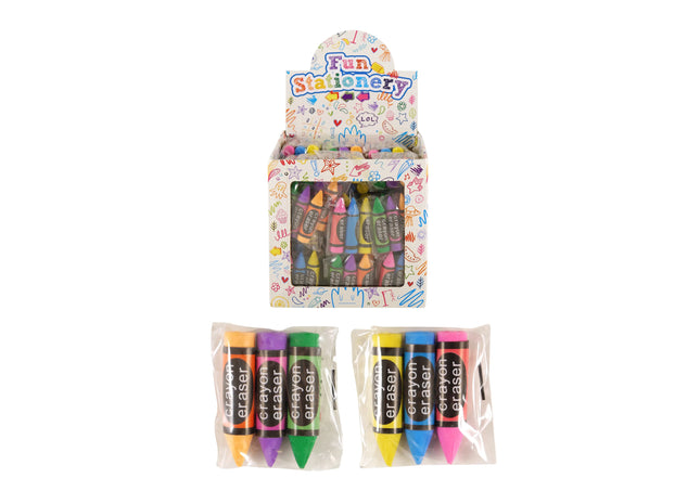 Bunte Kreide-Sticks, 3er-Pack, 5 cm, verschiedene Farben, für Kunst & Kreativität TK Gruppe® Grosshandel 