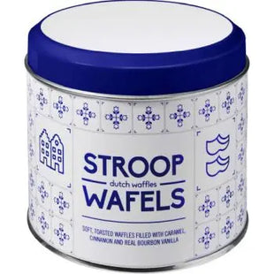 Bunte Metalldose für köstliche Stroopwafeln von Sanvi - Perfekte Aufbewahrung mit Stil TK Gruppe® Grosshandel 