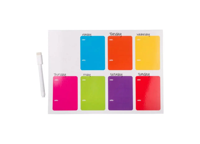 Bunte Nietix Magnet-Tafel – Vielseitige Hafttafel für kreatives und organisatorisches Gestalten TK Gruppe® Grosshandel 