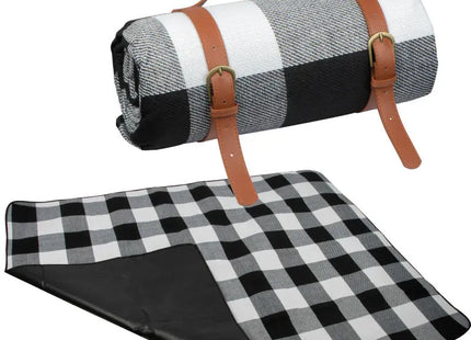 Bunte Picknickdecke mit praktischem Tragegurt - Ideal für Unterwegs TK Gruppe® Grosshandel 