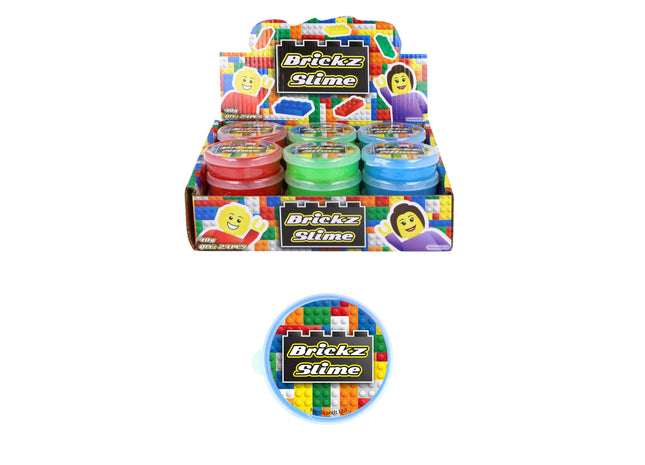 Bunte Schleimsteine, 40 g, verschiedene Farben, 7 x 2 cm, kreatives Spielen für Kinder, Partygeschenke TK Gruppe® Grosshandel 