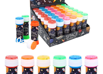 Bunte Seifenblasen-Tuben 50ml mit Labyrinth-Spiel im Deckel, 6 Farben Pack TK Gruppe® Grosshandel 