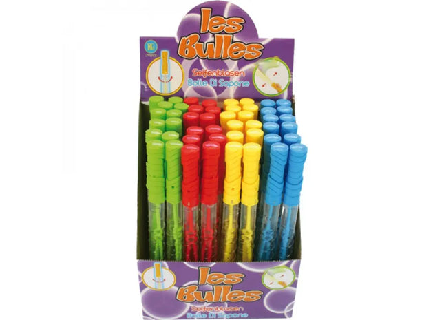 Bunte Seifenblasenstäbe 30cm, 70ml Spender - Spaßiges Freiluftspielzeug TK Gruppe® Grosshandel 