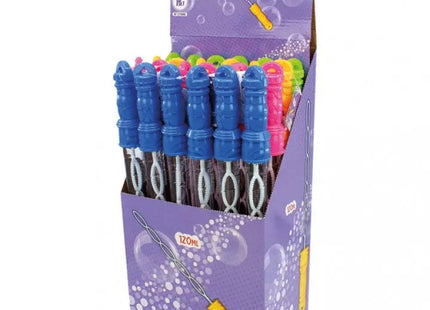 Bunte Seifenblasenstäbe 37cm, 120ml - Verschiedene Farben im Display TK Gruppe® Grosshandel 