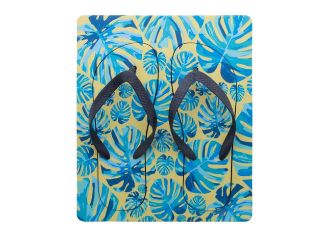 Bunte Suboslip Flip-Flops mit Fotodruck, Größe 36-38, ideal für den Sommer TK Gruppe® Grosshandel 
