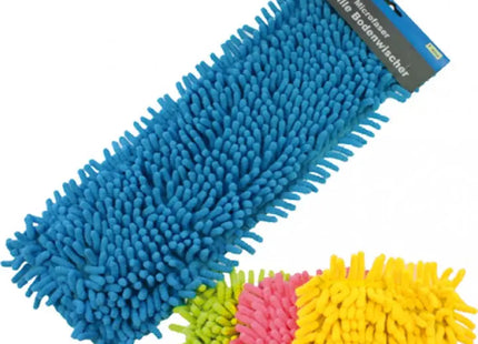 Bunter Chenille-Mikrofaser Bodenwischer, 40x12cm, Effizienter Reinigungsmopp TK Gruppe® Grosshandel 