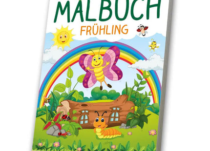 Bunter Frühlingszauber: Kreatives Ausmalbuch für jede Altersstufe TK Gruppe® Grosshandel 