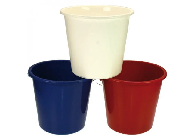 Bunter Haushaltseimer 5 Liter mit robustem Metallbügel TK Gruppe® Grosshandel 