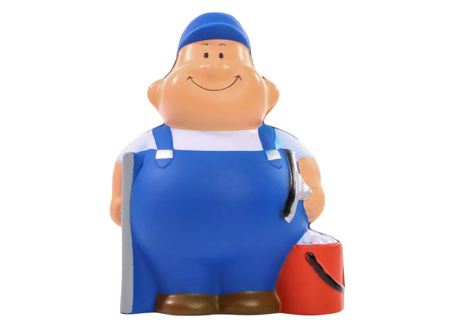 Bunter Multicolor Bert Fensterreiniger-Squeezie - Stressabbau Spielzeug TK Gruppe® Grosshandel 