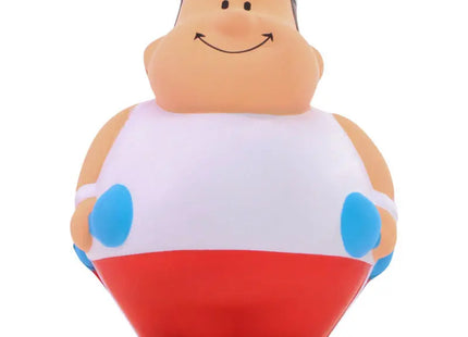 Bunter SQUEEZIES Body Bert Stressball - Vielseitiger Entspannungsspielzeug & Schreibtischdeko TK Gruppe® Grosshandel 