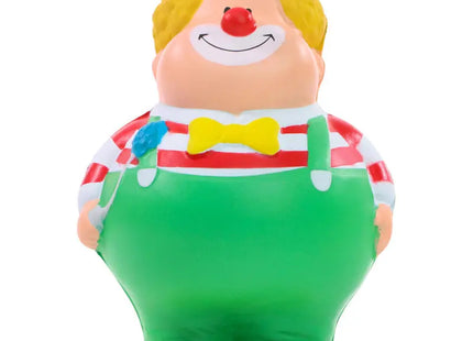 Bunter SQUEEZIES Clown Bert Stressball - Spaßiges Schreibtischspielzeug & Entspannungshilfe TK Gruppe® Grosshandel 
