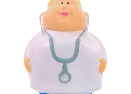 Bunter SQUEEZIES Dr. Berta Stressball - Spaßiges Schreibtischspielzeug & Entspannungshilfe TK Gruppe® Grosshandel 