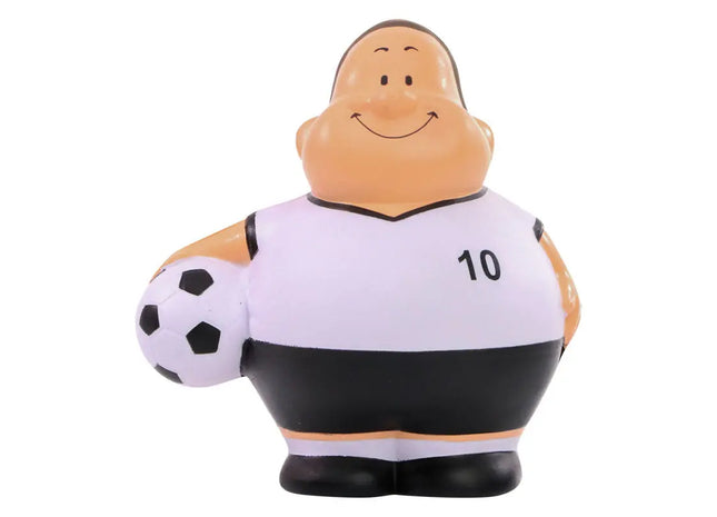 Bunter SQUEEZIES Soccer Bert - Mehrfarbiges Fußball-Antistress-Spielzeug TK Gruppe® Grosshandel 