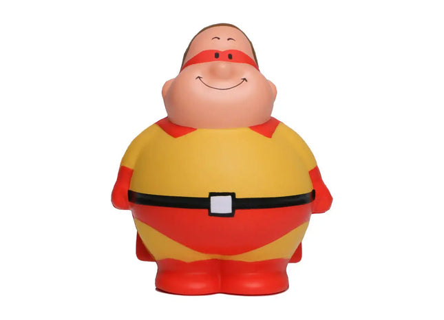 Bunter SQUEEZIES Super Bert - Vielfarbiges Superhelden-Antistress-Spielzeug TK Gruppe® Grosshandel 