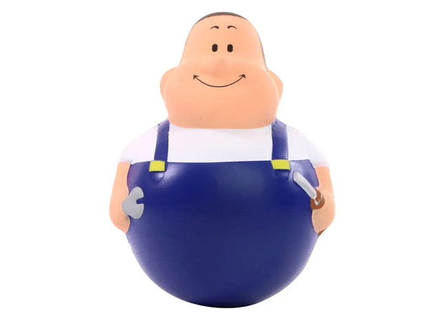 Bunter SQUEEZIES Wackel Schrauber Bert - Mehrfarbiges Handwerker-Antistress-Spielzeug TK Gruppe® Grosshandel 